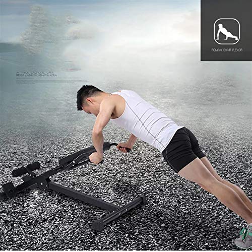 TOE Roman Chair Multifunctional Height-Adjustable Weightlifting Bed Sports Stretching Stool Strength Training Back Machines Max Weight 660Lbs