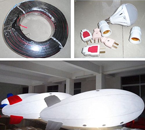 Air-Ads 6M 20ft Inflatable Advertising Blimps/Flying Giant Helium Airplane/Free Logo (PVC)