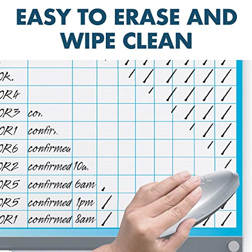 Quartet Glass Whiteboard, Magnetic Dry Erase Board, 3' x 2', with Customizable Templates, White Dry Erase Surface, Infinity (GI3624)