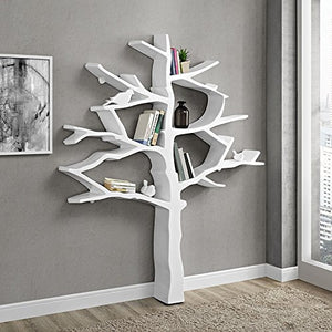 Modway Knowledge Bookcase in White