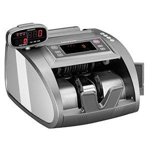 STEELMASTER Advanced Rear-Loading Currency Counter with UV, MG, IR Counterfeit Detection, Black (4820)