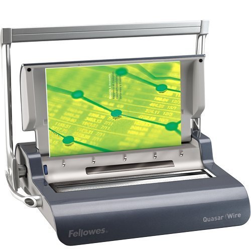 Fellowes Quasar Wire Binding Machine with Starter Kit (5217401)