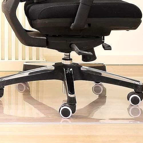 MOGGED Transparent Chair Mat for Hardwood Floor, 2mm Thick, Waterproof, Non-Slip, Size: 140cmx600cm
