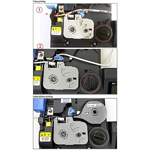 PVC Tube Printer S650E Cable ID Label Printer Wire Marking Machine for Ferrule Label Tape Printing Wire Maker