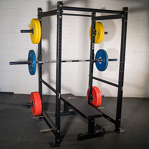 Titan Fitness T-3 Series 36-in Depth Power Rack, 1,100 LB Capacity Cage for Weightlifting and Strength Training