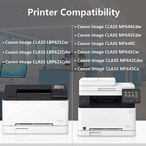 7 Pack (4BK+C+M+Y) Cartridge 054 CRG-054 Toner Cartridge Replacement for Canon Color Image Class LBP621Cw LBP622Cdw LBP623Cdw MF642Cdw MF644Cdw MF640C MF641Cw MF643Cdw MF645Cx Printer,Sold by TopInk