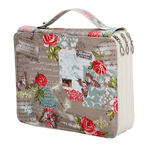 SLSFJLKJ Cute Pencil School Case Stationery for Office Pencilcase Girls Large Capacity Pen Bag Big Holder Box Supplies (Color : D)