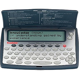 Franklin MWD-460A Merriam-Webster Dictionary and Thesaurus Help You BuildVocabulary and Spelling Skills