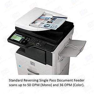 Sharp MX-M314N A3 Monochrome Laser Multifunction Copier - 31ppm, Copy, Print, Network Print/Scan, Email, USB, Auto Duplex, 2 GB Memory, 2 Trays, Cabinet