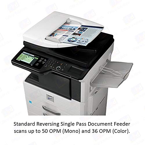 Sharp MX-M314N A3 Monochrome Laser Multifunction Copier - 31ppm, Copy, Print, Network Print/Scan, Email, USB, Auto Duplex, 2 GB Memory, 2 Trays, Cabinet