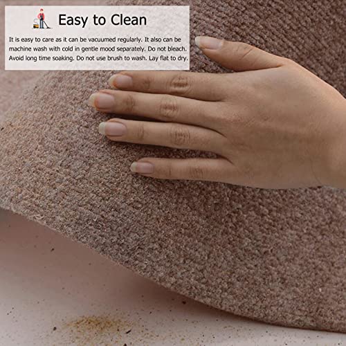 Grey Office Chair Mat for Hardwood Floor, Non-Slip Desk Rug, Soundproof Mat for Drum Stand & Upright Piano (60x90cm)