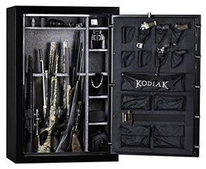 Kodiak KB5940ECX Gun Safe by Rhino Metals, 52 Long Guns & 8 Handguns, 573 lbs, 40 Minute Fire Protection, Electronic Lock and Bonus Deluxe Door Organizer