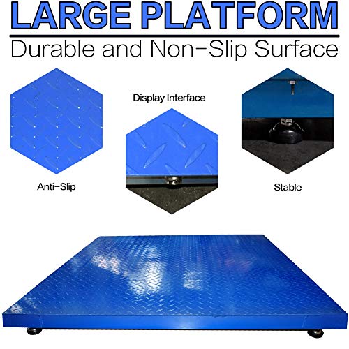 PEC Industrial Floor Scale 60" x 60" 5000LB/0.5LB - 60 Years of Industry Focus