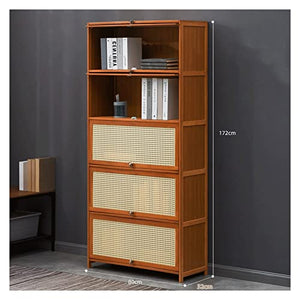 HARAY Floor-to-Ceiling Bookshelf Display Cabinet (80cm)