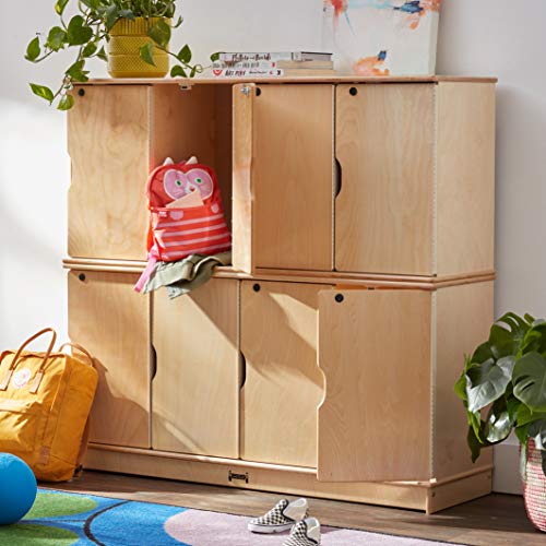 Jonti-Craft Double Stack Stacking Lockable Lockers