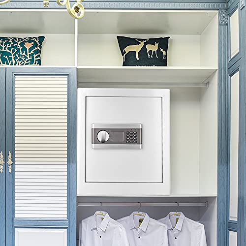 1.7Cub Fireproof and Waterproof Security Box, Digital Combination Lock Safe with Keypad LED Indicator, for Cash Money Jewelry Guns Cabinet