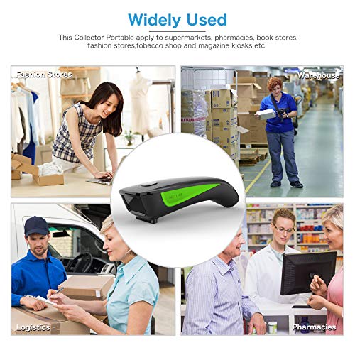 NETUM C740 Mini Barcode Scanner, Bluetooth & 2.4G Wireless & Wired 3-in-1 Bar Code Scanner
