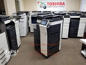 Konica Minolta bizhub C284e Copier-Printer-Scanner 28ppm Color/Black White-2 Trays and Cabinet. (Certified Refurbished)