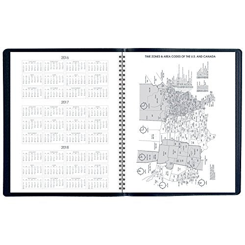 AT-A-GLANCE Monthly Planner / Appointment Book 2017, 15 Months, 9 x 11", Navy (7026020)