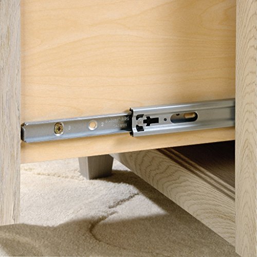 Sauder 418795 Edge Water Executive Desk, Chalked Chestnut Finish