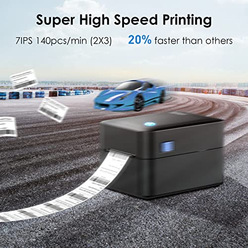 iDPRT Bluetooth Label Printer - 2022 Ultra-Fast Thermal Label Printer, 1"-3.15" Width Wireless Label Maker with APP for Barcode, Address, Mailing, Filling etc, Support Windows, Mac, iOS& Android