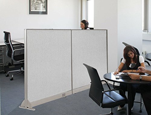 GOF Large Fabric Room Divider Panel, Custom Built Workstation 24" W x 72" H