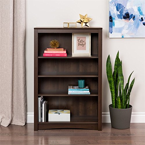 Home Square 2-Piece Set Bookcase in Espresso