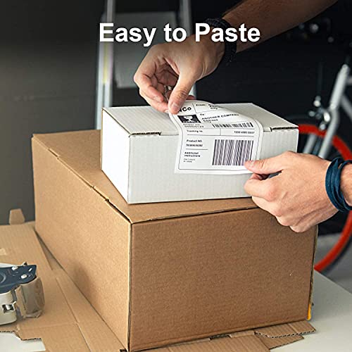 USB Upgrade Shipping Label Printer, Thermal Printer for Barcodes-Labels Labeling with External Rolls Label Holder, NefLaca 2 in 1 Rolls and Fan-Fold Stack Paper Holder for Desktop Thermal Label Printe