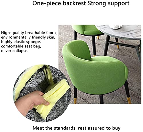 AkosOL Office Table and Chair Set - Modern Business Dining Furniture (Green 80cm)