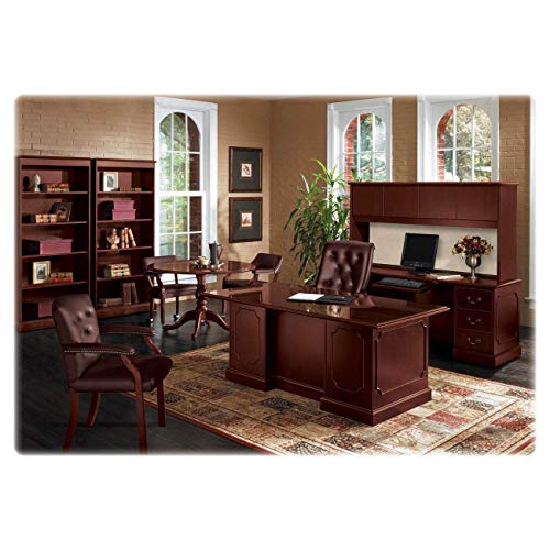 HON 94000 Series L Workstation Right Return, Mahogany