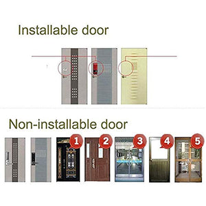 Gateman WV200 Digital Door Lock Master Mode Security Keyless Pin+RFID Silver