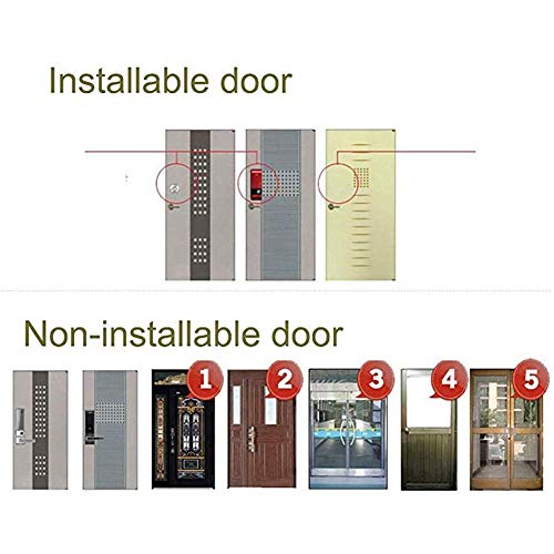 Gateman WV200 Digital Door Lock Master Mode Security Keyless Pin+RFID Silver