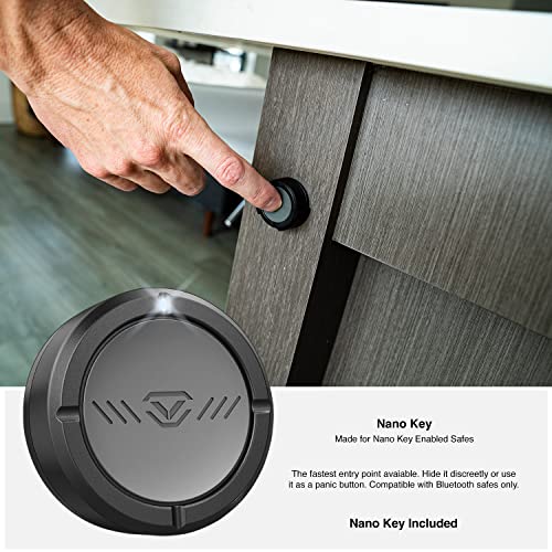 VAULTEK VT Full-Size Handgun Bluetooth Smart Safe Multiple Pistol Safe with Auto-Open Lid and Rechargeable Battery(Black)