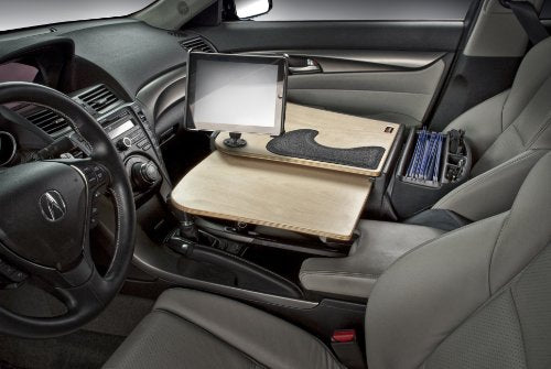 AutoExec AUE10025 GripMaster Car Desk Birch Finish with Tablet Mount (Older Finish)