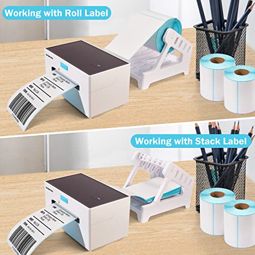 Bluetooth Thermal Shipping Label Printer, Lanbertent 160mm/s 4×6 Wireless Label Maker Machine for Small Business Home Packages, Support Amazon, Ebay, Etsy, Shopify, UPS, FedEx, USPS, Multiple Systems