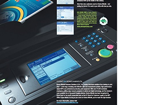 Konica Minolta BizHub 25 Desktop A4 Monochrome Laser Multifunction Printer - 25ppm, Print, Copy, Mono & Color Scan, 1 Tray