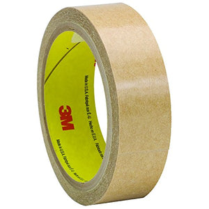 3M 927 Adhesive Transfer Tape, Hand Rolls, 2.0 Mil, 1" x 60 yds, Clear, 6/Case, 3M Stock# 7010302012