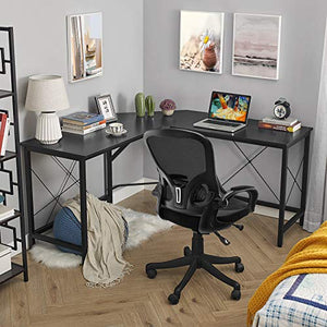 Mr IRONSTONE L-Shaped Desk 59" Computer Corner Desk, Home Gaming Desk, Office Writing Workstation, Space-Saving, Easy to Assemble