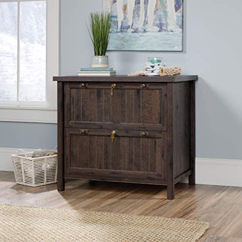 Sauder Costa Lateral File, Coffee Oak Finish