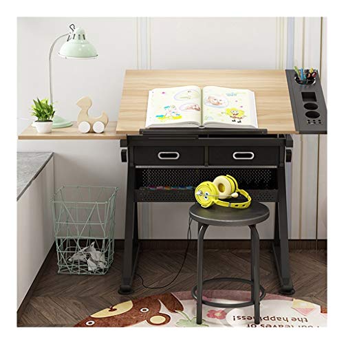 Tiltable Desk,with Adjustable Height for Art Design Drawing Writing Painting Crafting Drafting Work and Study
