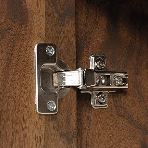 Sauder 422277 Clifford Place Hutch, L: 58.90" x W: 16.34" x H: 34.13", Grand Walnut finish