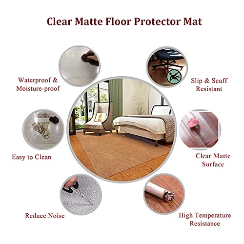 JYDQM Clear Vinyl Plastic Floor Runner/Protector 120x6 - 2mm Thick