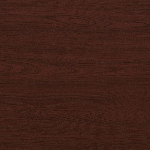 Bush Furniture Birmingham Office Desk with Hutch in Harvest Cherry