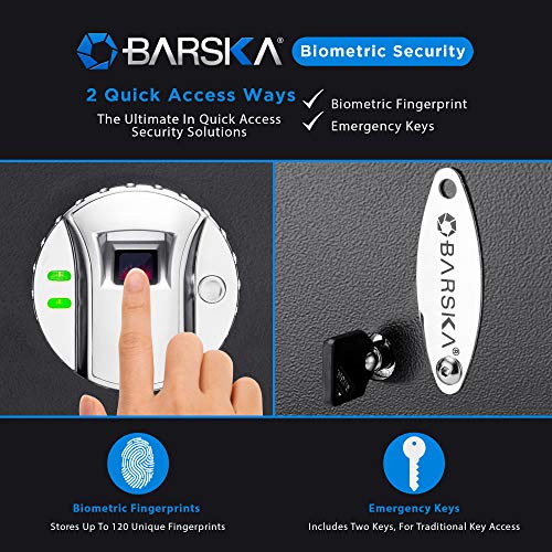 BARSKA Biometric Safe