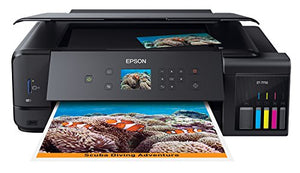 Epson Expression Premium ET-7750 EcoTank Wireless Wide-Format 5-Color All-in-One Supertank Printer with Scanner, Copier and Ethernet