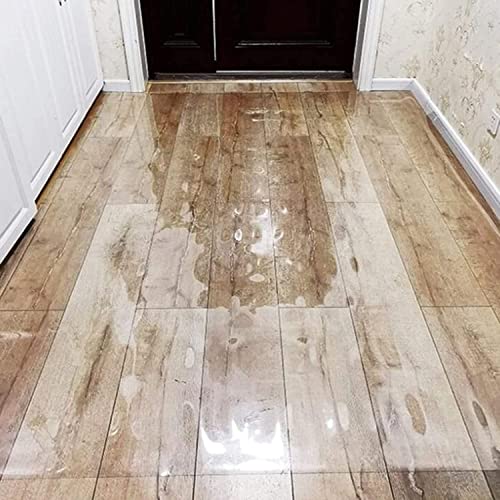 ZHOUHONG Hard-Floor Chair Mat - PVC Transparent Non-Slip Protection Mat