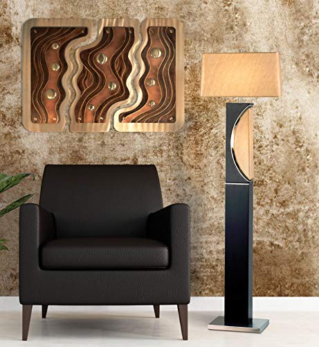 NOVA of California 1736 Half Moon Floor Lamp, One Size, Dark Brown