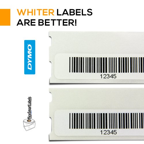 OfficeSmartLabels - 1/2" x 1-7/8" Multipurpose / Library Barcode Labels, Compatible with 30346 (50 Rolls - 600 Labels Per Roll)