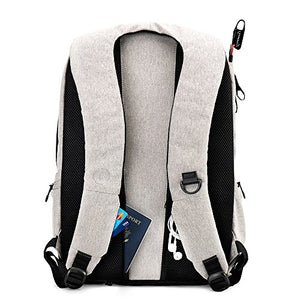 Lifepack Solar Powered and Anti-Theft Backpack with laptop storage