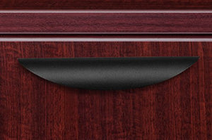 Regency Legacy 71-inch Double Pedestal L-Desk with 35-inch Return- Mahogany